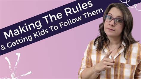 Positive Parenting Tips Creating Rules For Kids At Home Youtube