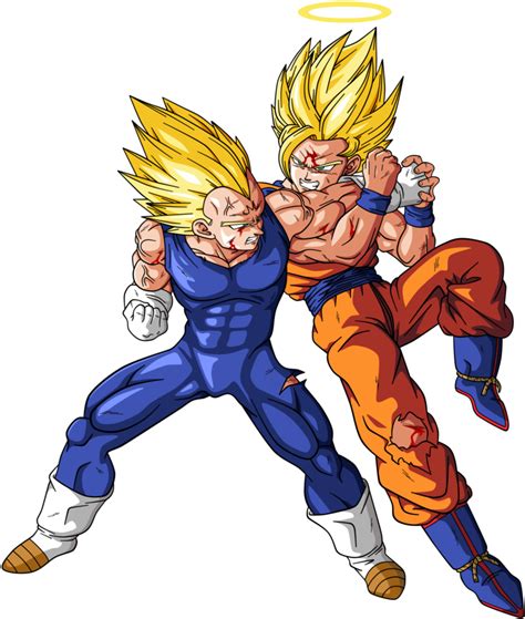 Check spelling or type a new query. Download Goku Vs Majin Vegeta By Bardocksonic - Dragon Ball Z Goku Vegeta - HD Transparent PNG ...