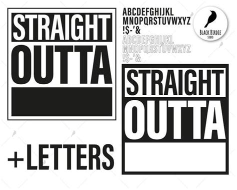 Download Straight Outta Svg Free Images Free SVG files | Silhouette and