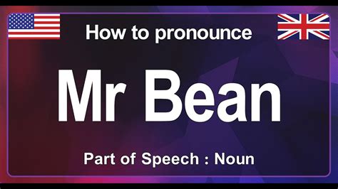 Mr Bean Pronunciation Correctly In English How To Pronounce Mr Bean