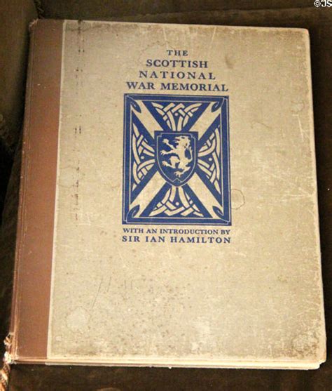 Book Marking The Opening Of Scottish National War Memorial With Intro