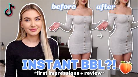 Instant Bbl Viral Tiktok Shapewear Try On First Impression Kurvwear Review Youtube