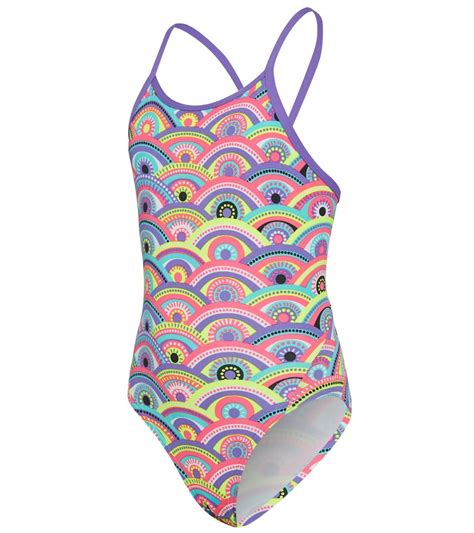 funkita girls eye candy diamond back one piece swimsuit at