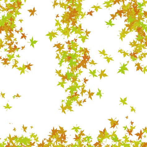 Free Yellow Leaves Falling And Fallen Leaves In The Ground 9369103 Png