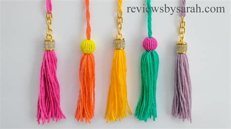 How To Make An Easy Tassel For Beginners Quick And Simple Beginner Tassels Youtube