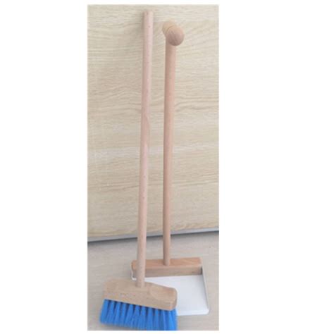 Cute Customized Upright Wooden Broom And Dustpan For Kids Buy Dustpan
