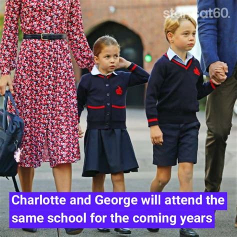 Charlotte Starts School A Shy Princess Charlotte Started School Today The Pictures Are