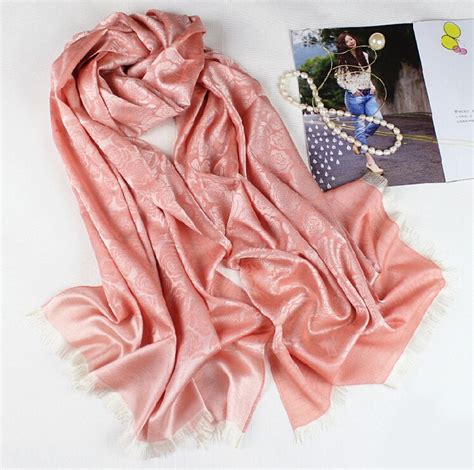 Buy Wholesale Floral Printed Scarf Shawls Women Winter Warm Cotton Panties 20070cm Pink From