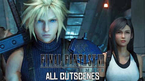 All Cutscenes In Glorious 60fps Final Fantasy 7 Remake Youtube