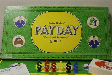 Payday Board Game Vintage 1974 By Parker Bros By Buyfromgroovy Games