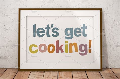 lets get cooking poster creative daddy