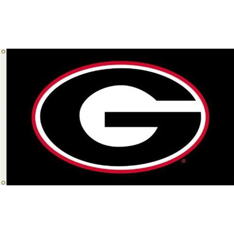 Ncaa Georgia Bulldogs 3 By 5 Foot Flag G Logo With Black