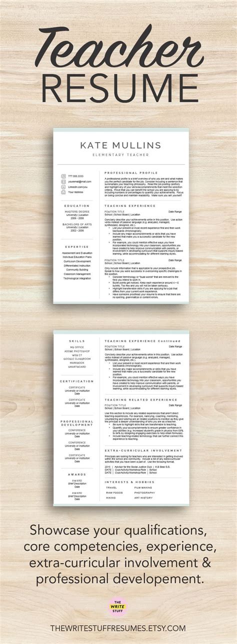 Get actionable english teacher resume examples, skills list, and experience section sample. Teacher resume template for Word & Pages (1, 2 and 3 page ...