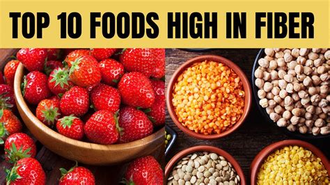 Top 10 Foods High In Fiber Dietary Fiber Think Good Health Youtube