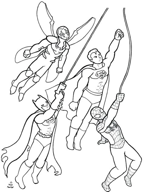 Coloring is a wonderful creative activity that also strengthens fine motor skills, focus and attention span. Superhero Coloring Pages - Best Coloring Pages For Kids