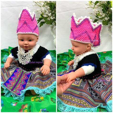 made-to-order-hmong-baby-princess-hat-hmong-princess-hat-etsy