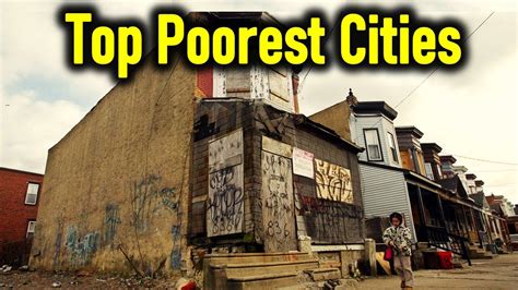 Top 10 Cities With Highest Poverty In America Poorest City In The Us