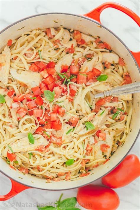 For the best flavor, use fresh shrimp, not frozen, and don't overcook them, or the shrimp will become tough. Chicken Pasta in Creamy Tomato Sauce - NatashasKitchen.com