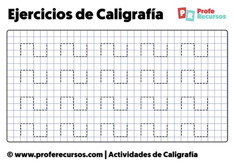 Fichas De Caligrafia Para Niños