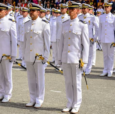 Enientes Del Cuerpo De Intendencia De La Armada En Uniforme De Gala