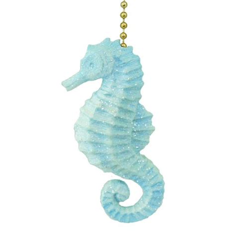 Polar brings to you elegantly designed. Sparkling Blue Seahorse Ceiling Fan Pull Decorative Light ...