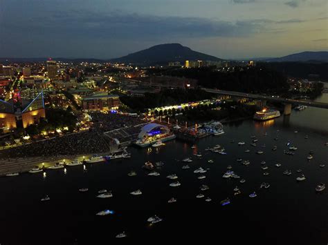 Riverbend At Twilight Tonight Chattanooga