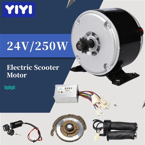 My1016 Electric Scooter Motor Conversion Kit 24v 250w Dc Brushed Motor