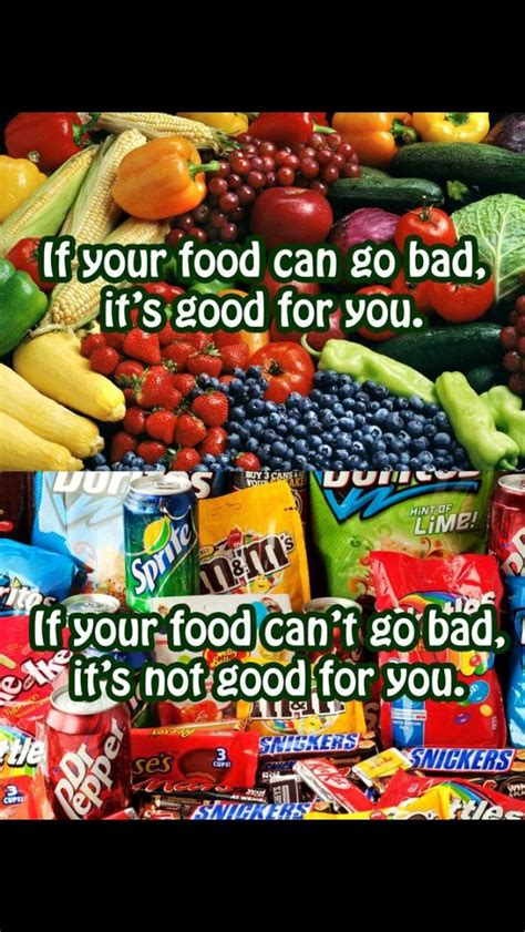 Better to eat healthy if you want not to be heavy. Good food vs bad food poster | Nutrition, Food, Eat
