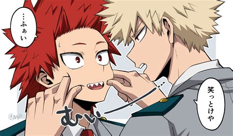 Anime Boys Katsuki Bakugou Blond Hair Anime Redhead Red Eyes Wallpaper