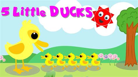 Five Little Ducks 5 Little Ducks Nursery Rhyme Youtube