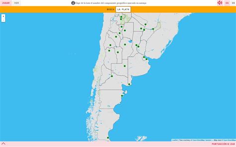 Mapa Para Jugar ¿dónde Está Capitales De Argentina Mapas