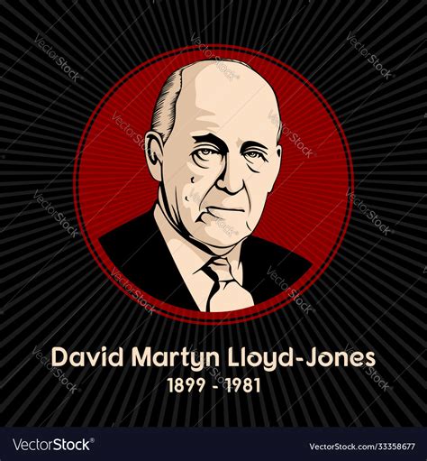 David Martyn Lloyd Jones Royalty Free Vector Image