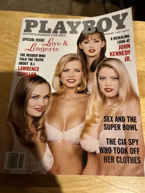 Playboy Magazine February Playmate Kimber West Lingerie Issue