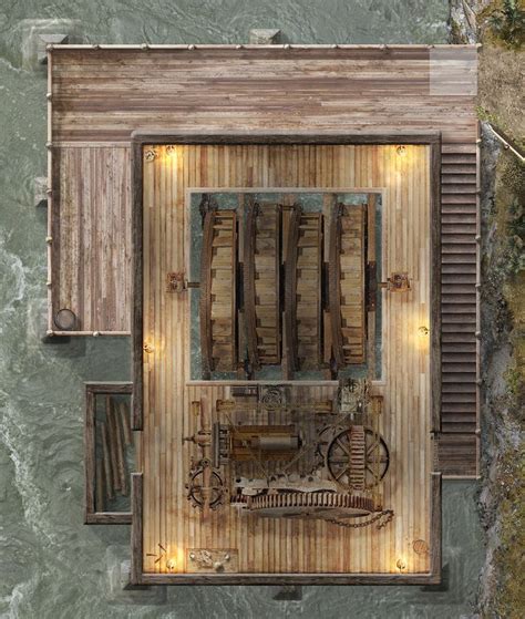 Sevens Sawmill Undermill By Hero339 On Deviantart Fantasy Map