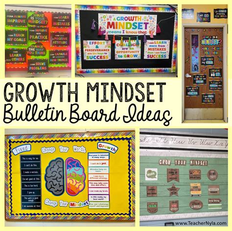 Growth Mindset Bulletin Board Ideas Nyla S Crafty Teaching