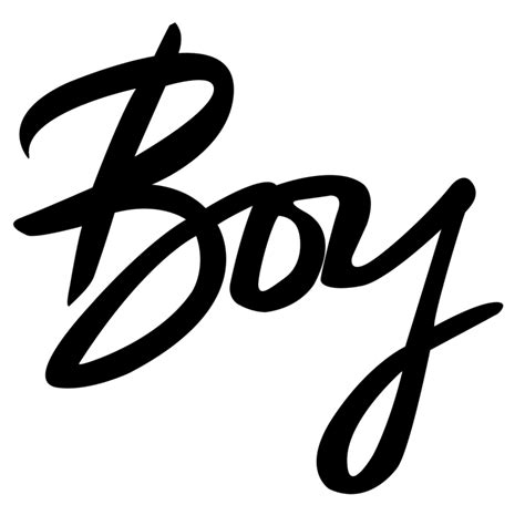 Kylie Fanmade Art Golden Boy Logo Separate Words