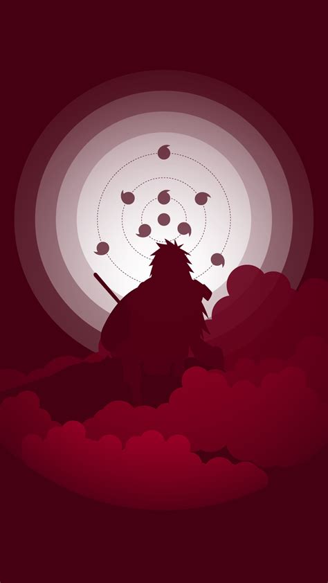 2160x3840 Uchiha Madara Naruto Shippuuden Minimal Art Sony Xperia Xxz