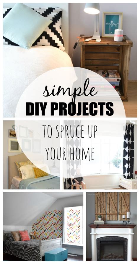 Simple Diy Projects To Spruce Up Your Home Link Party