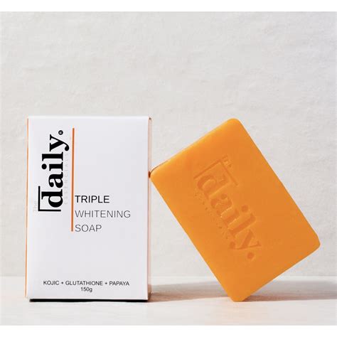 The Daily Essencials Triple Whitening Soap Shopee Philippines