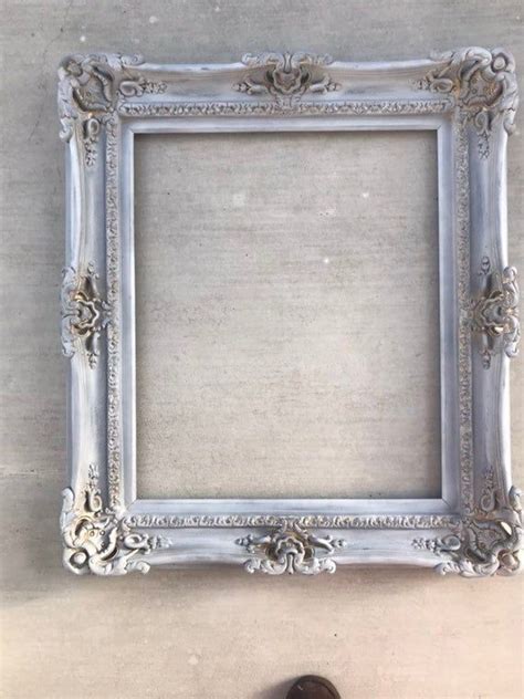 20x24 Vintage Distressed Gray Shabby Chic Frames Old Style Etsy