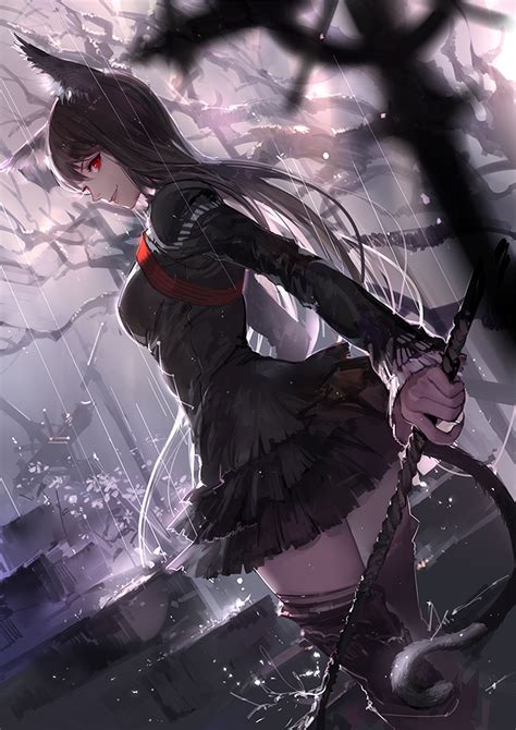 Dark anime can mean a lot of different things other then just blood, guts and monsters. anime, Girl, Pretty, Beautiful, Long, Hair, Dress, Fantasy, Red, Eyes Wallpapers HD / Desktop ...