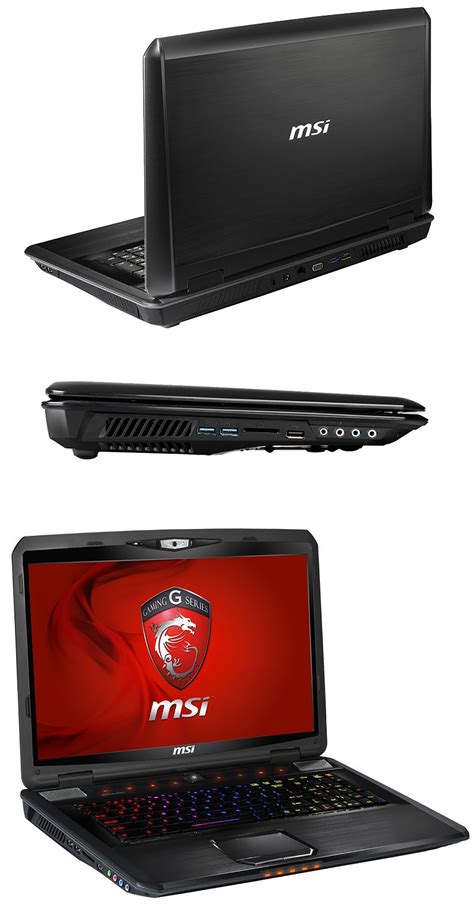 Buy Msi Gt780 Gaming Laptop 16gb Ddr3 Msi Gt780 641au Pc Case Gear
