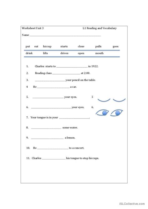 Actions Verbs English ESL Worksheets Pdf Doc