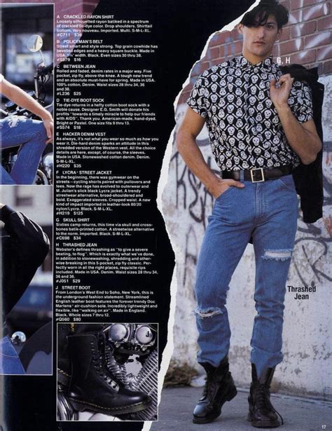 Mens Fashion 1989 International Male Fashion 1980s Fashion 1980 Fashion