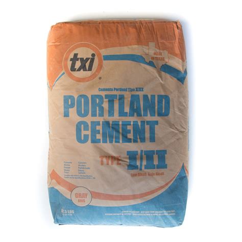 A rented mixer can be very helpful, but a wheelbarrow works for just a few bags. TXI Type I/II Portland Cement for Sale from Alpine Materials