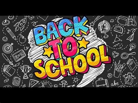 Welcome Back to School - School Song - Kidsnkids | School chalkboard art, School bundles, Back ...