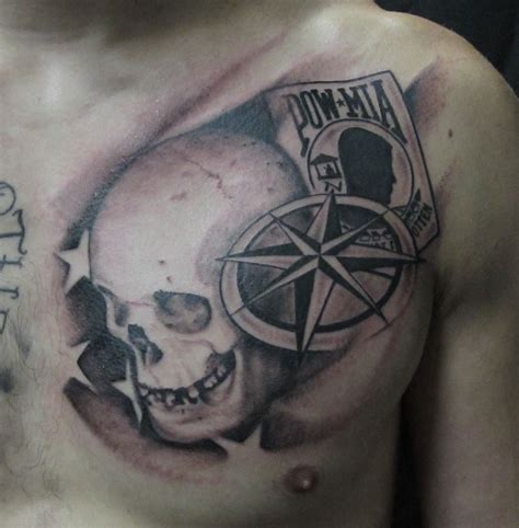 Skull Compass Rose Tattoo By Lila Rees Compass Rose Tattoo Tattoo Artists City Tattoo