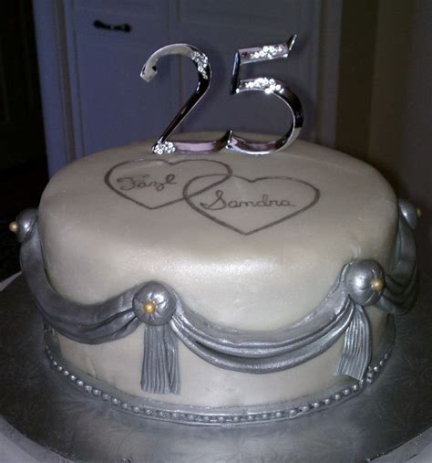 elegant 25th anniversary cake wedding cakes designs idea 25th wedding anniversary cakes
