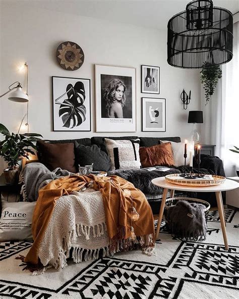 Cool 20 Stylish Bohemian Style Living Room Decoration Ideas Fall