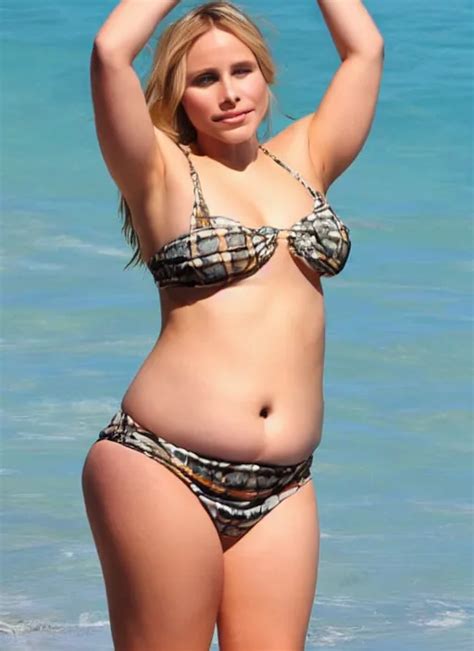 Sexy Thick Chubby Curvy Kristen Bell In A Bikini With Stable Diffusion OpenArt
